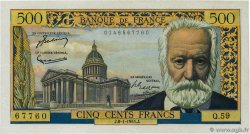 500 Francs VICTOR HUGO FRANKREICH  1955 F.35.04 VZ