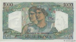 1000 Francs MINERVE ET HERCULE FRANCE  1950 F.41.33 XF+