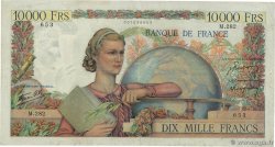10000 Francs GÉNIE FRANÇAIS FRANKREICH  1946 F.50.12 SS