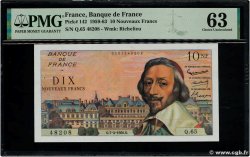 10 Nouveaux Francs RICHELIEU FRANCIA  1960 F.57.06 SC+