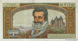 50 Nouveaux Francs HENRI IV FRANCE  1959 F.58.04 VF+