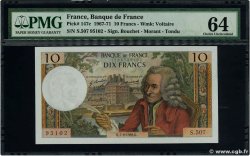 10 Francs VOLTAIRE FRANCE  1969 F.62.39 pr.NEUF