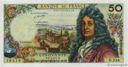 50 Francs RACINE FRANCIA  1974 F.64.27 AU