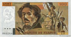 100 Francs DELACROIX modifié FRANCIA  1978 F.69.01h FDC