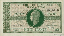 1000 Francs MARIANNE THOMAS DE LA RUE FRANCE  1945 VF.13.02 pr.SUP