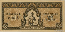 20 Piastres marron FRENCH INDOCHINA  1942 P.071 UNC-