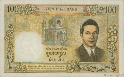 100 Piastres - 100 Dong FRANZÖSISCHE-INDOCHINA  1954 P.108 VZ