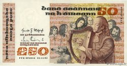 50 Pounds IRELAND REPUBLIC  1982 P.074a XF-