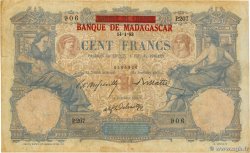 100 Francs MADAGASKAR  1893 P.034 fS