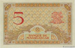 5 Francs MADAGASCAR  1937 P.035 XF