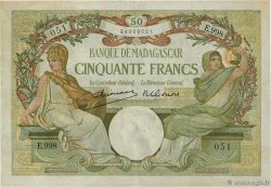 50 Francs MADAGASCAR  1948 P.038 VF