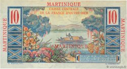 10 Francs Colbert MARTINIQUE  1946 P.28 q.FDC