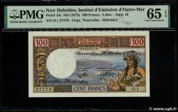 100 Francs NEUE HEBRIDEN  1975 P.18c ST