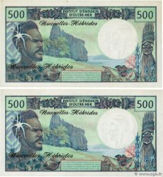 500 Francs Lot NUEVAS HÉBRIDAS  1979 P.19b SC+