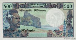 500 Francs NUOVE EBRIDI  1980 P.19c q.FDC