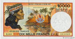 10000 Francs POLYNESIA, FRENCH OVERSEAS TERRITORIES  2002 P.04e XF