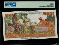 100 NF sur 5000 Francs Schoelcher ISLA DE LA REUNIóN  1971 P.56b SC