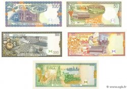 50, 100, 200, 500 et 1000 Pounds Lot SIRIA  1997 P.107, P.108, P.109, P.110c et P.111b FDC