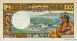 100 Francs TAHITI  1969 P.23 q.FDC