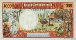 1000 Francs TAHITI  1971 P.27a q.FDC