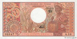 500 Francs TCHAD  1984 P.06 NEUF