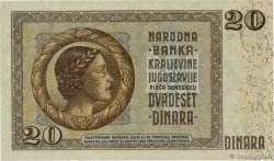 20 Dinara JUGOSLAWIEN  1936 P.030 ST