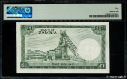 1 Pound ZAMBIA  1964 P.02 SPL+