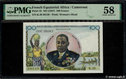 100 Francs AFRIQUE ÉQUATORIALE FRANÇAISE  1957 P.32 fST