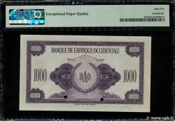 1000 Francs Spécimen AFRIQUE OCCIDENTALE FRANÇAISE (1895-1958)  1942 P.32s SPL