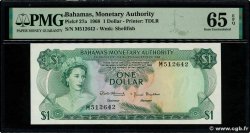 1 Dollar BAHAMAS  1968 P.27a