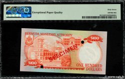 100 Dollars Spécimen BERMUDES  1982 P.33s NEUF