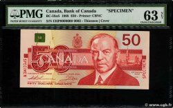 50 Dollars Spécimen CANADá
  1988 P.098as