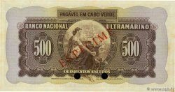 500 Escudos Spécimen CAPE VERDE  1920 P.50s UNC-