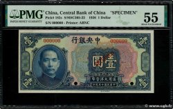 1 Dollar Spécimen CHINA  1926 P.0182s fST