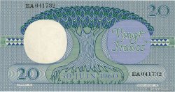 20 Francs RÉPUBLIQUE DÉMOCRATIQUE DU CONGO  1962 P.004a NEUF