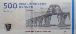 500 Kroner Petit numéro DANEMARK  2011 P.068b NEUF