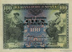 100 Pesetas SPAGNA  1906 P.059a BB