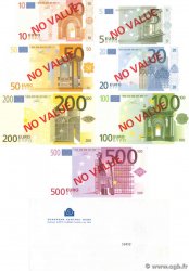 Série 5 à 500 Euros Échantillon EUROPA  2001 P.- FDC