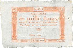 1000 Francs FRANCE  1795 Ass.50a SPL
