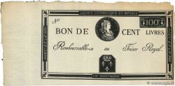 100 Livres Faux FRANCE  1794 Laf.278 XF