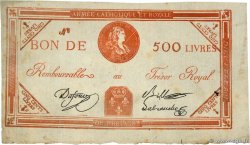 500 Livres Faux FRANCE  1794 Laf.278 VF+