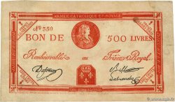 500 Livres Faux FRANCIA  1794 Laf.278 MBC+