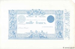 1000 Francs type 1862 indices noirs Épreuve FRANCIA  1885 F.A50.00 SC