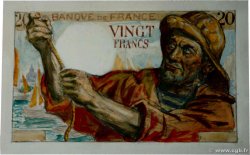20 Francs PÊCHEUR Photo FRANCE  1940 F.13.00 UNC