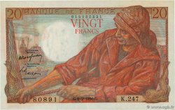 20 Francs PÊCHEUR FRANCIA  1950 F.13.17a