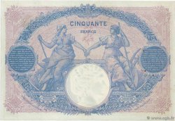 50 Francs BLEU ET ROSE FRANCIA  1914 F.14.27 MBC+