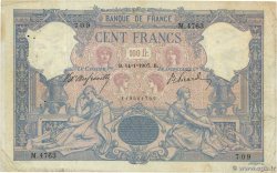 100 Francs BLEU ET ROSE FRANKREICH  1907 F.21.21 S
