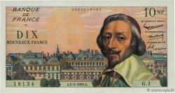 10 Nouveaux Francs RICHELIEU FRANCIA  1959 F.57.01 FDC