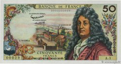 50 Francs RACINE Petit numéro FRANCIA  1962 F.64.01A1 SC+