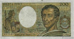 200 Francs MONTESQUIEU Faux FRANKREICH  1981 F.70.01x S
